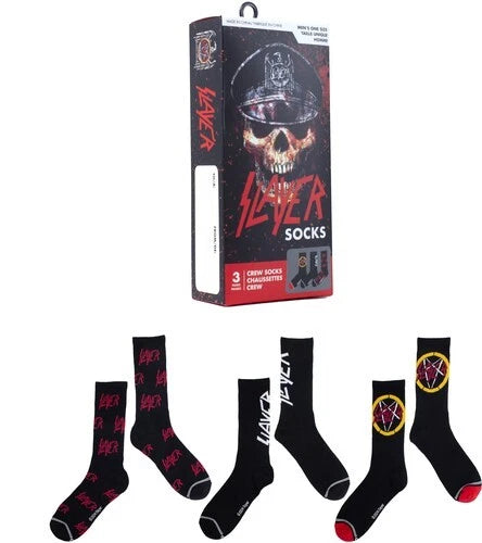 Slayer Socks 3 Pack In Gift Box (One Size)