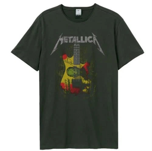 Metallica - Frankenstein Guitar Amplified Vintage Charcoal XX Large T Shirt