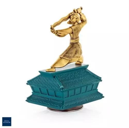 Mulan Pewter Music Carousel (Plays: Reflection)