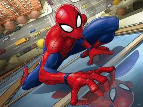 Marvel Spiderman Climb Prime 3D Puzzle 500pc