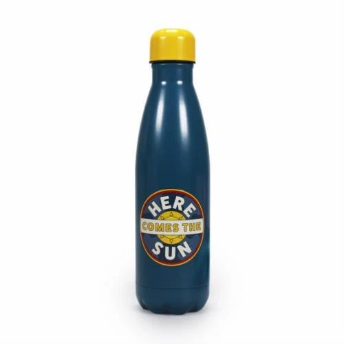Water Bottle Metal Emboss 500Ml - The Beatles (Here Comes The Sun)