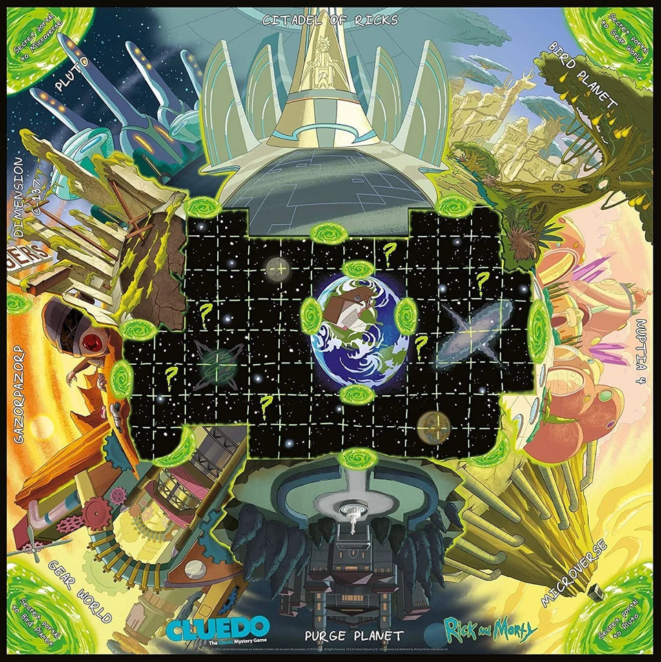 Rick & Morty Cluedo