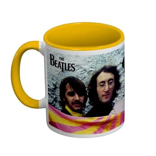 The Beatles (Pink And Yellow) Coloured Inner Mug