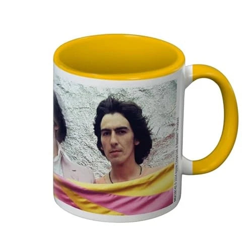 The Beatles (Pink And Yellow) Coloured Inner Mug