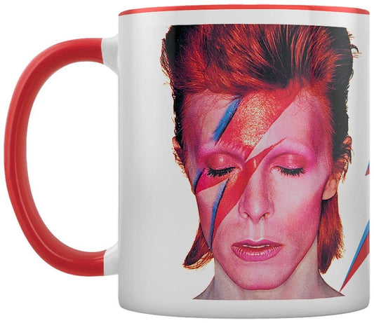 David Bowie (Aladdin Sane) Red Coloured-Inner Mug