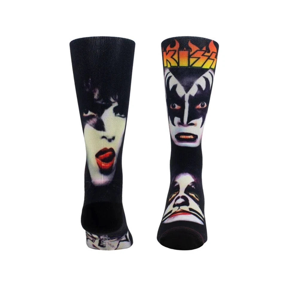 Kiss Faces Socks (One Size)