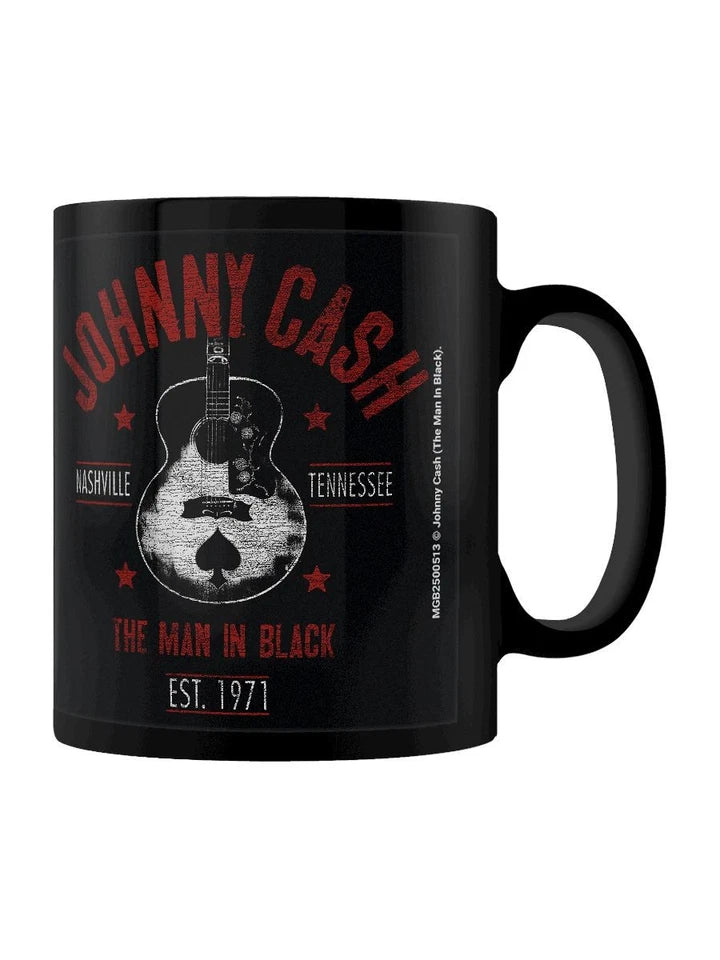 Johnny Cash (The Man In Black) Black Pod Mug