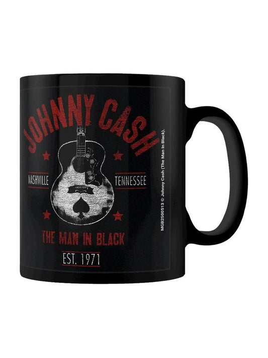 Johnny Cash (The Man In Black) Black Pod Mug