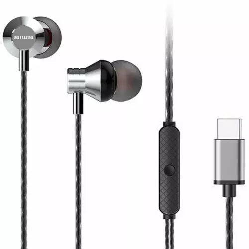 Aiwa - Estm-50Usb-C Ultra Compact Dynamic In-Earphone