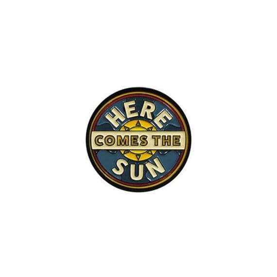 Pin Badge - The Beatles (Here Comes The Sun)